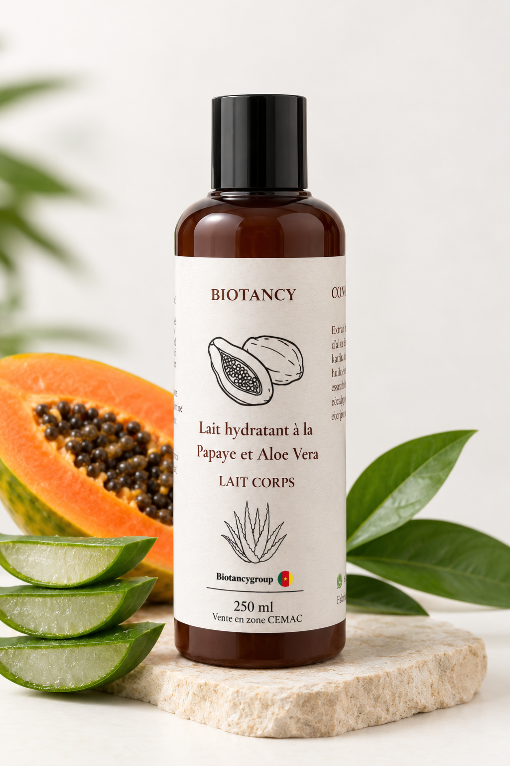Lait hydratant papaye & aloé vera